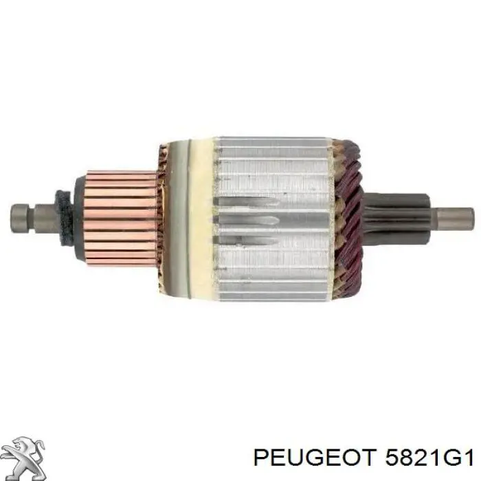 5821G1 Peugeot/Citroen induzido (rotor do motor de arranco)