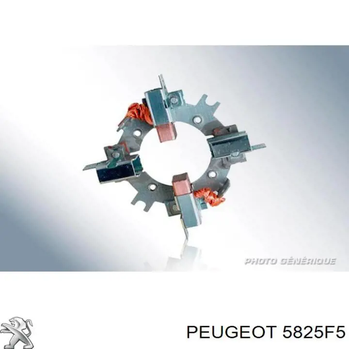 Щеткодержатель стартера PEUGEOT 5825F5