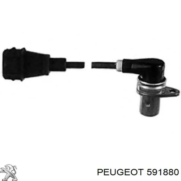 Sensor de posición del cigüeñal 591880 Peugeot/Citroen