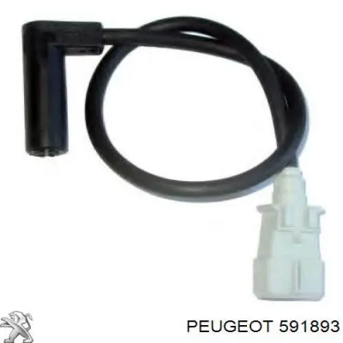 Sensor de posición del cigüeñal 591893 Peugeot/Citroen