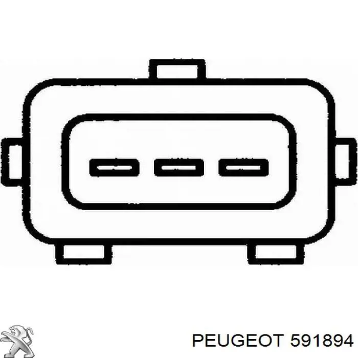 Купить 591894 Peugeot/Citroen Датчик оборотов коленвала