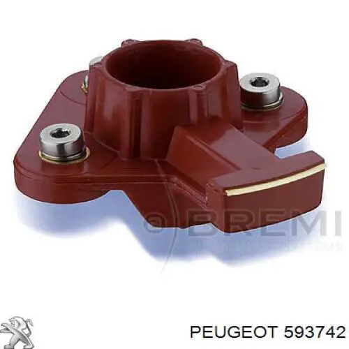 593742 Peugeot/Citroen бегунок (ротор распределителя зажигания, трамблера)