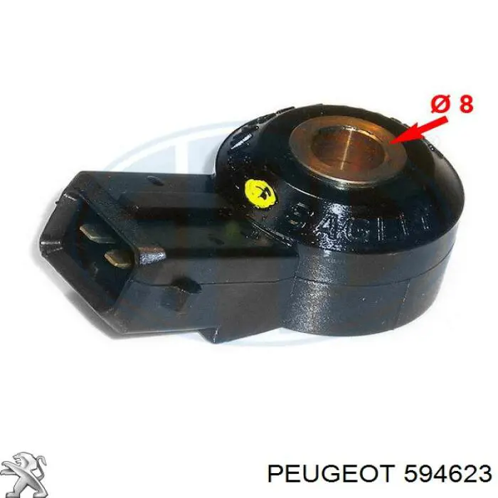 Sensor de detonaciones 594623 Peugeot/Citroen
