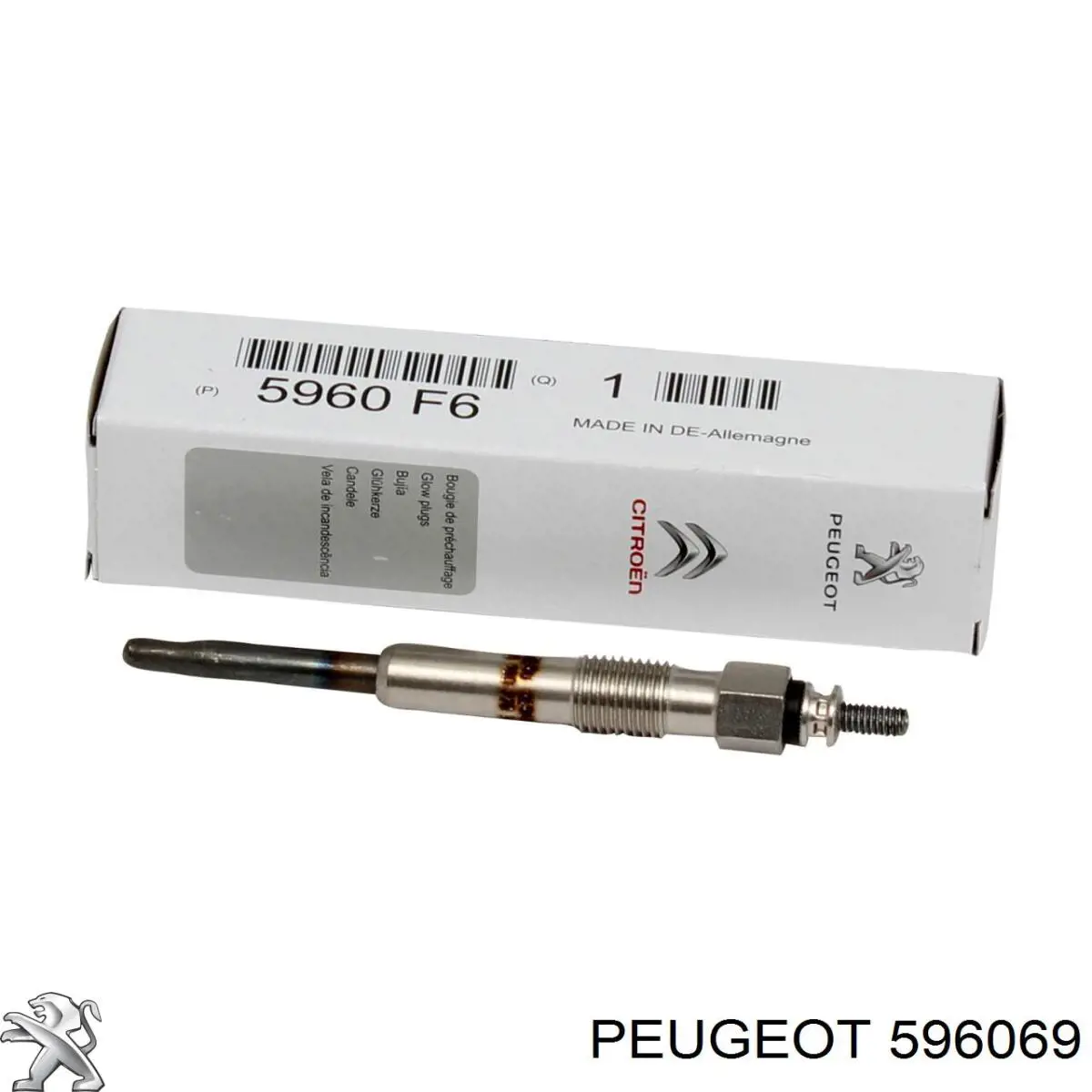 Свечи накала Peugeot/Citroen 596069 цена, от 6.09 USD