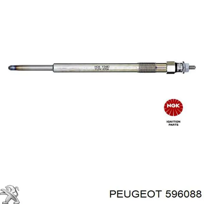 Купить 596088 Peugeot/Citroen Свечи накала