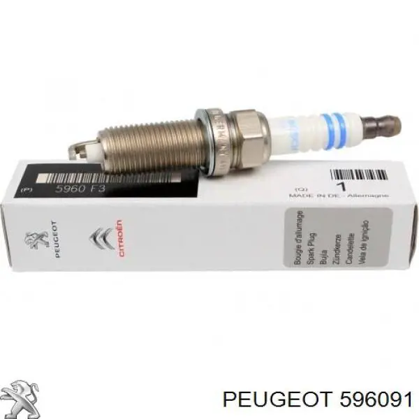 Свеча зажигания Peugeot/Citroen 596091 цена, от 4.35 USD