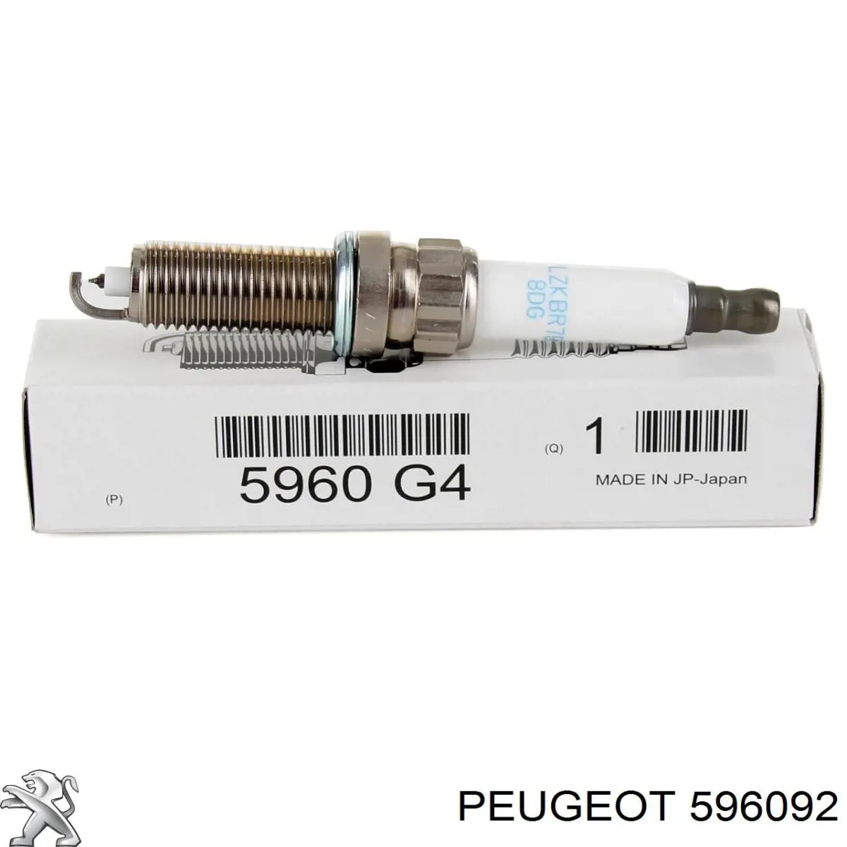 Свечи зажигания 596092 Peugeot/Citroen