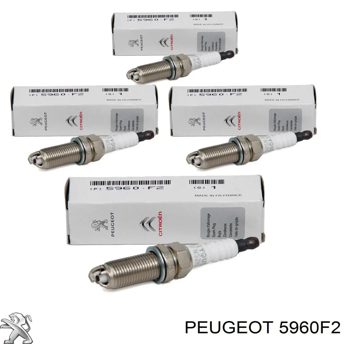 Свеча зажигания Peugeot/Citroen 5960F2 цена, от 4.74 USD