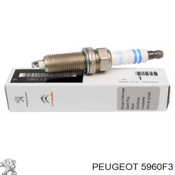5960F3 Peugeot/Citroen vela de ignição