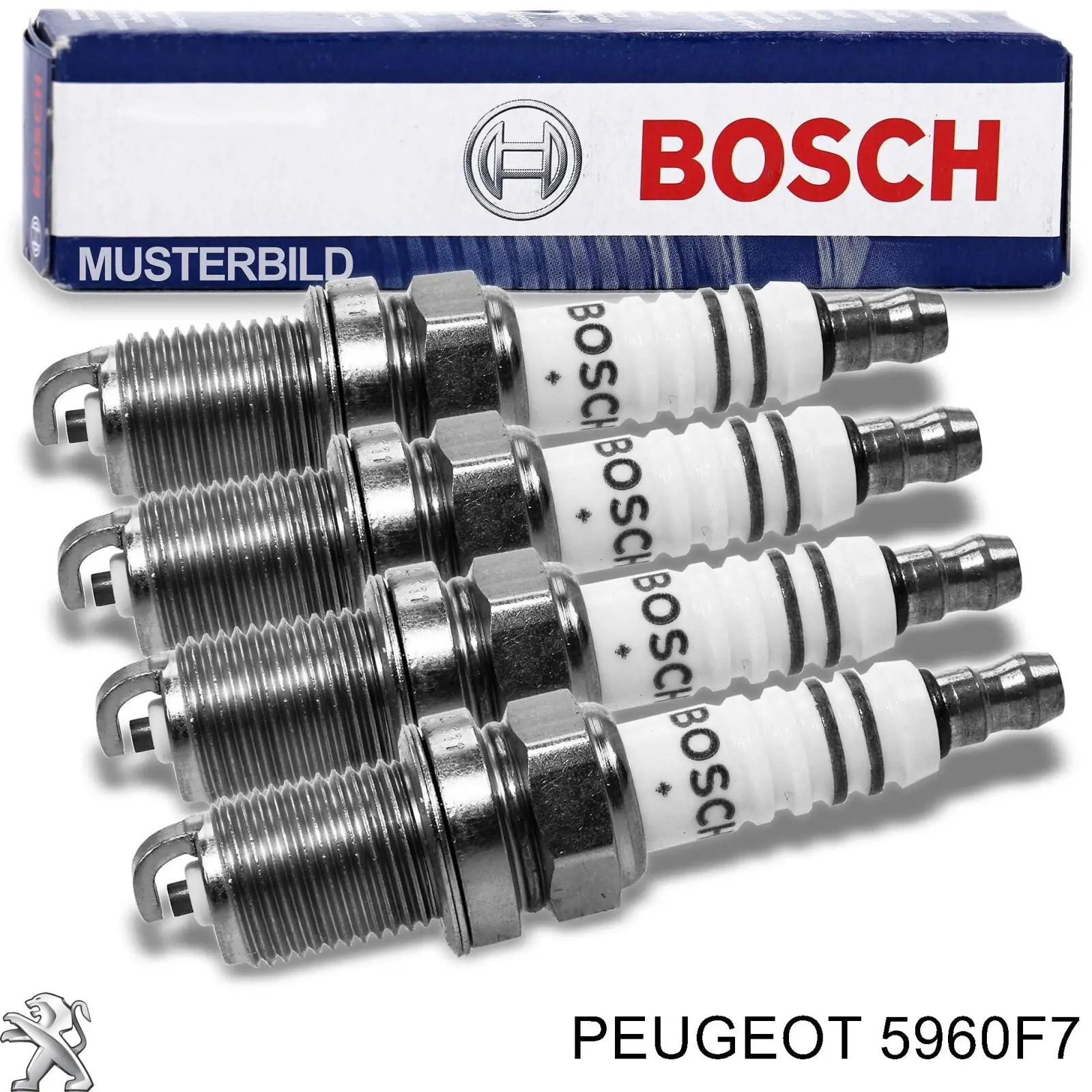 Свеча Peugeot/Citroen 5960F7
