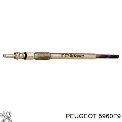 Свечи накала Peugeot/Citroen 5960F9 цена, от 15.26 USD