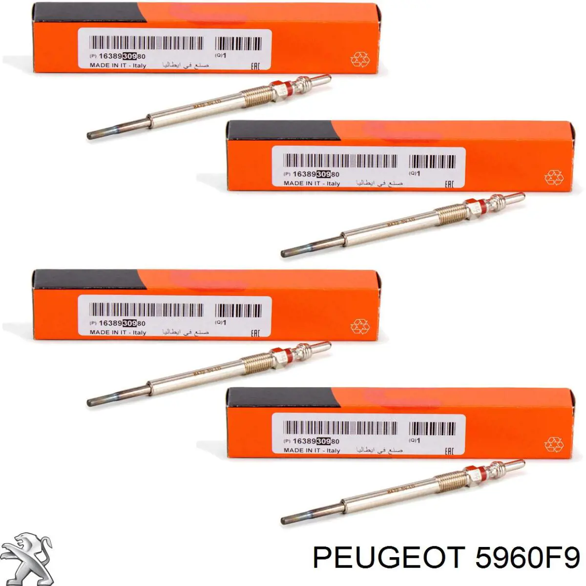 Свечи накала Peugeot/Citroen 5960F9 цена, от 15.26 USD