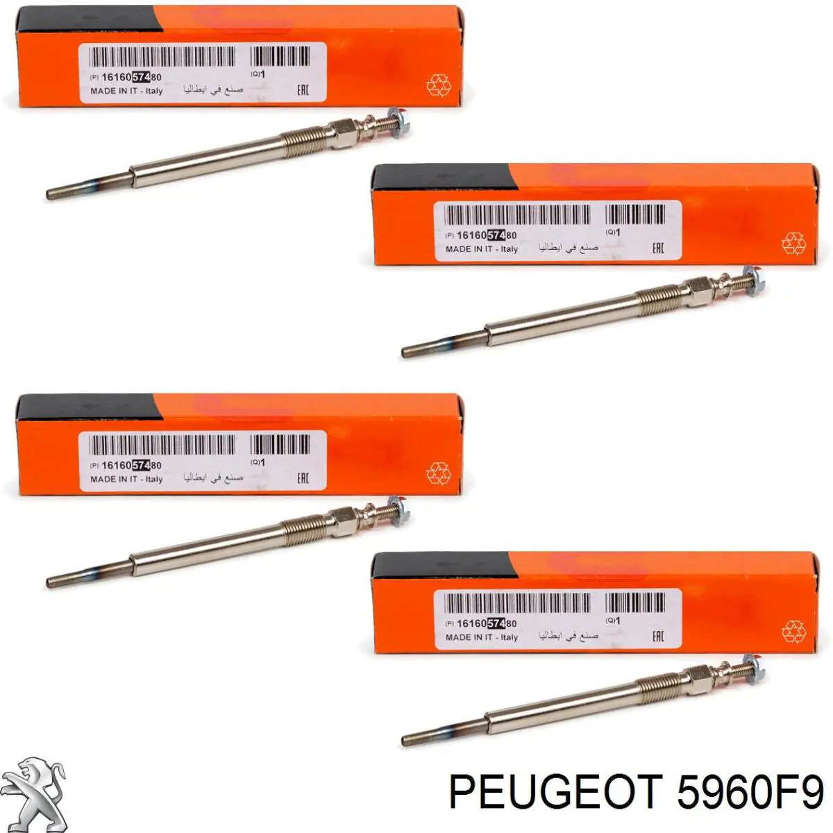Купить 5960F9 Peugeot/Citroen Свечи накала