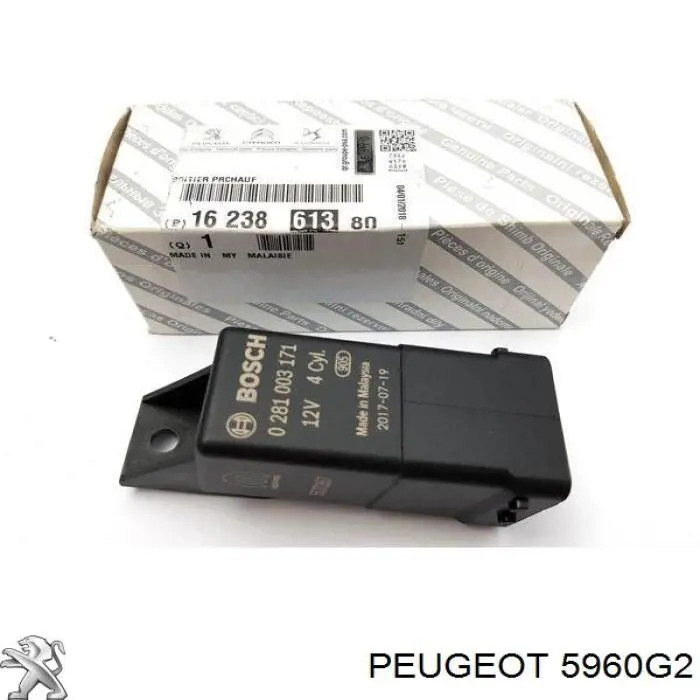 Свеча накала Peugeot/Citroen 5960G2