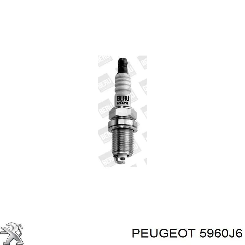 Свечи зажигания 5960J6 Peugeot/Citroen