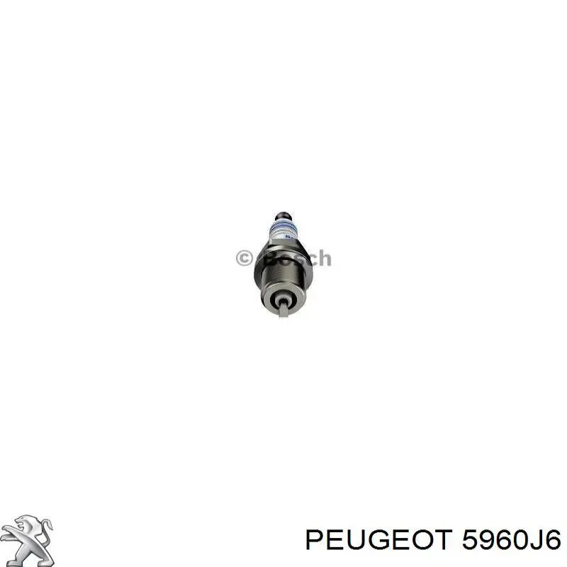 Свеча Peugeot/Citroen 5960J6