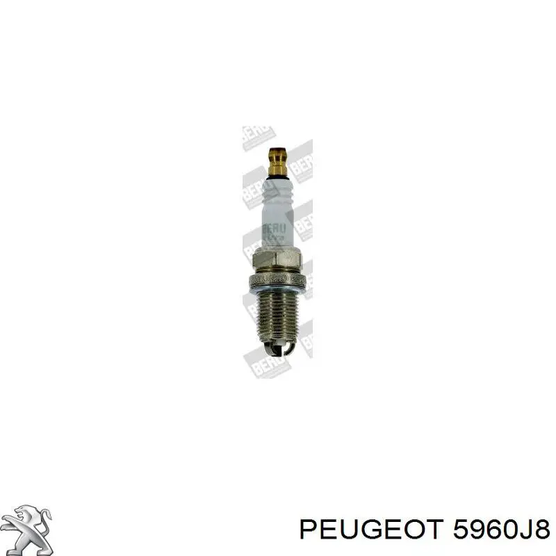 Свечи зажигания 5960J8 Peugeot/Citroen