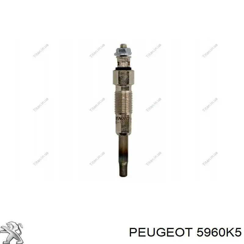 Bujía de incandescencia 5960K5 Peugeot/Citroen