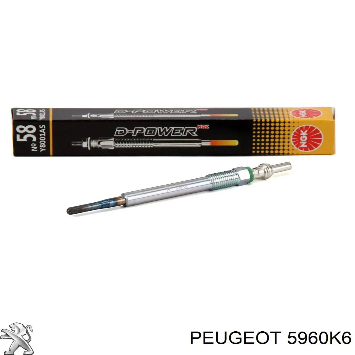 5960K6 Peugeot/Citroen Свечи накаливания