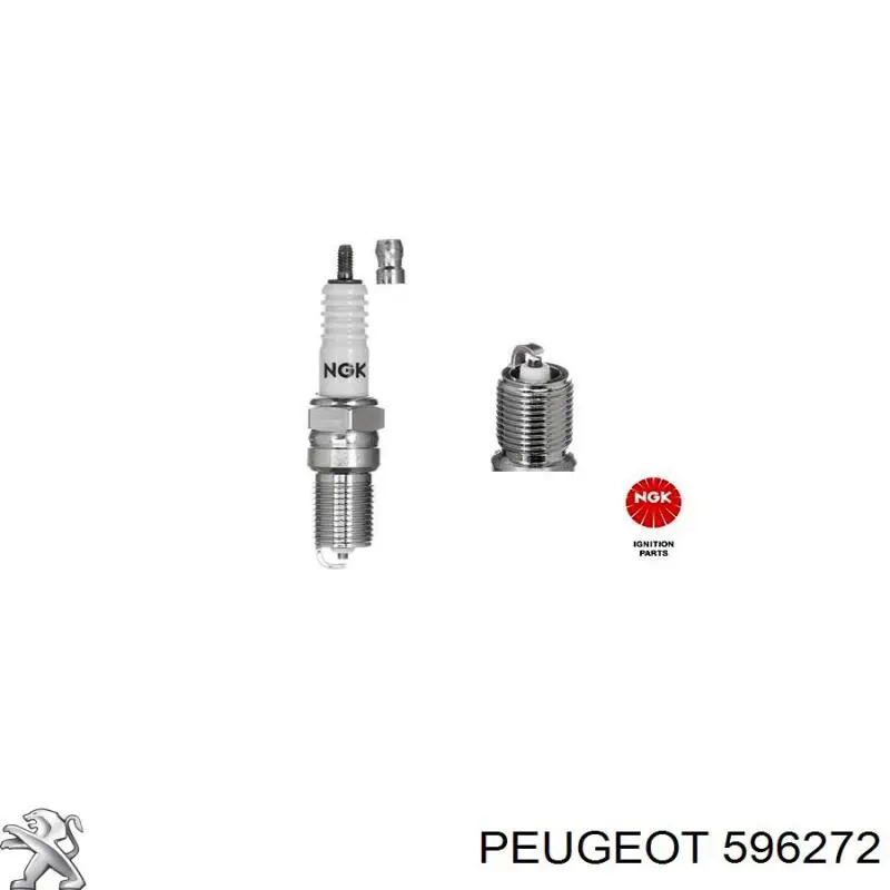 596272 Peugeot/Citroen свечи