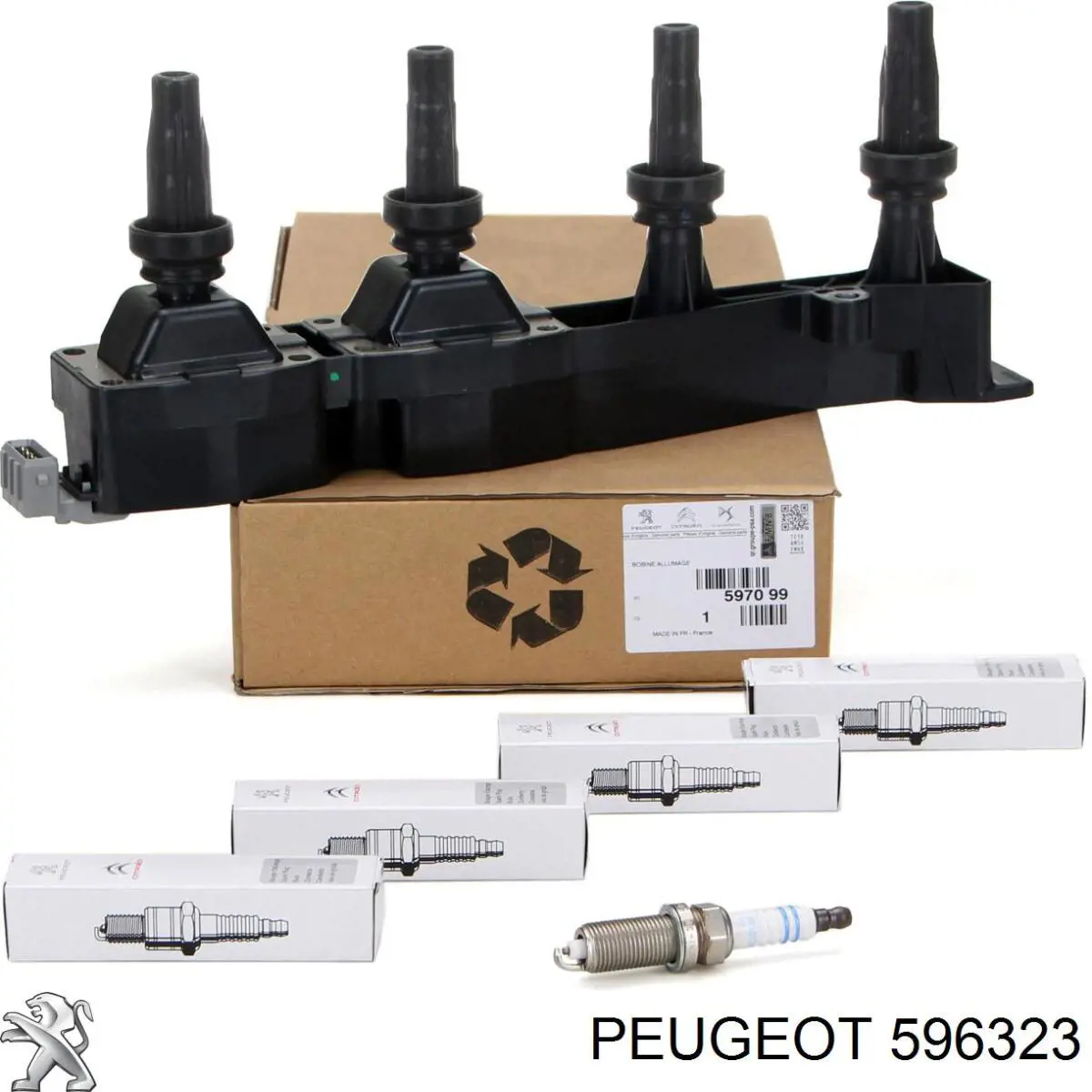 Купить 596323 Peugeot/Citroen Наконечник свечи зажигания