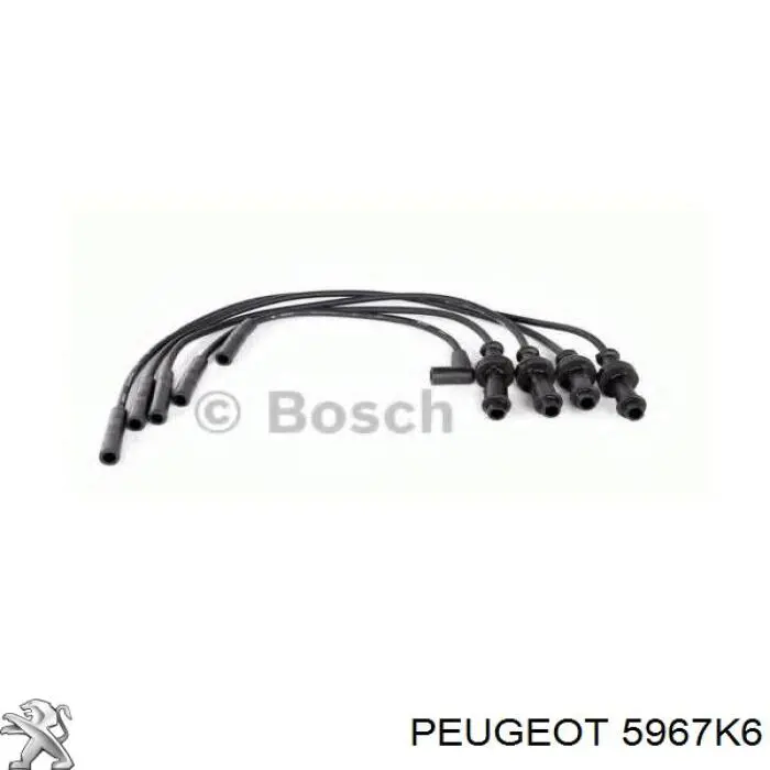 5967K6 Peugeot/Citroen высоковольтные провода