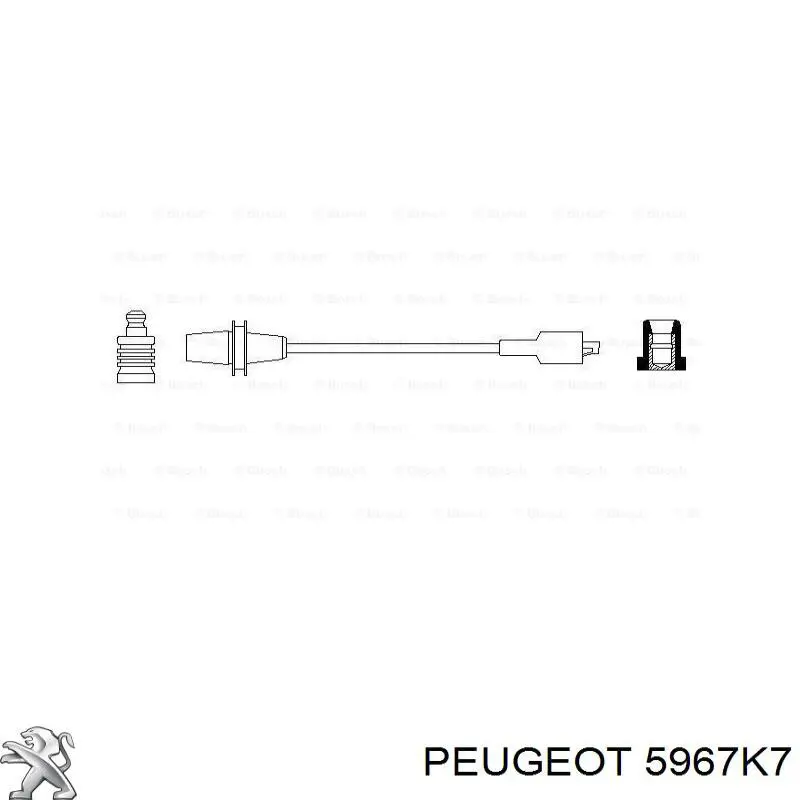 Купить 5967K7 Peugeot/Citroen Провода высокого напряжения
