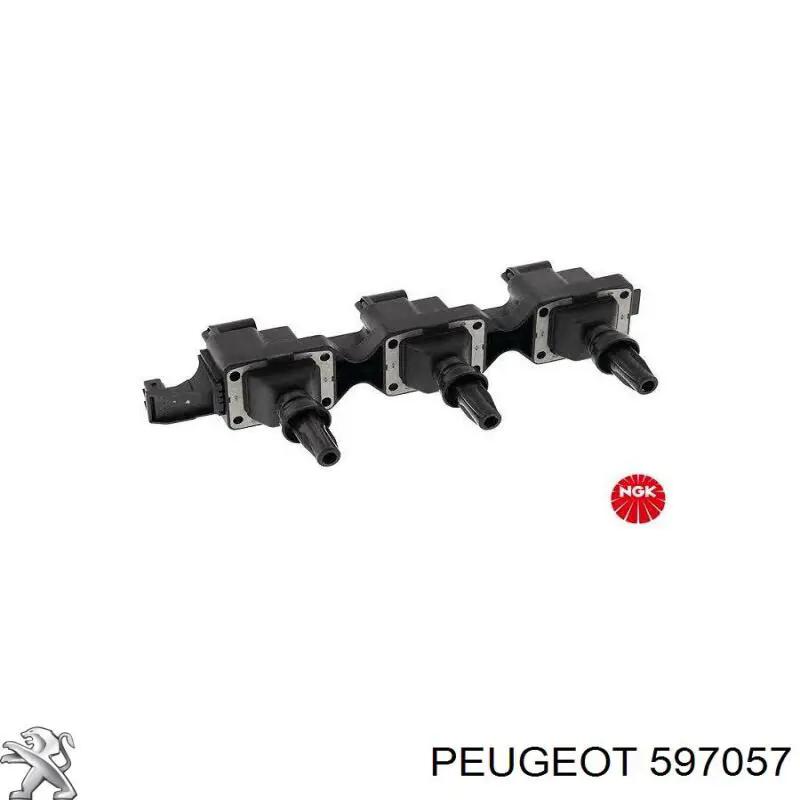 Катушка зажигания 597057 Peugeot/Citroen
