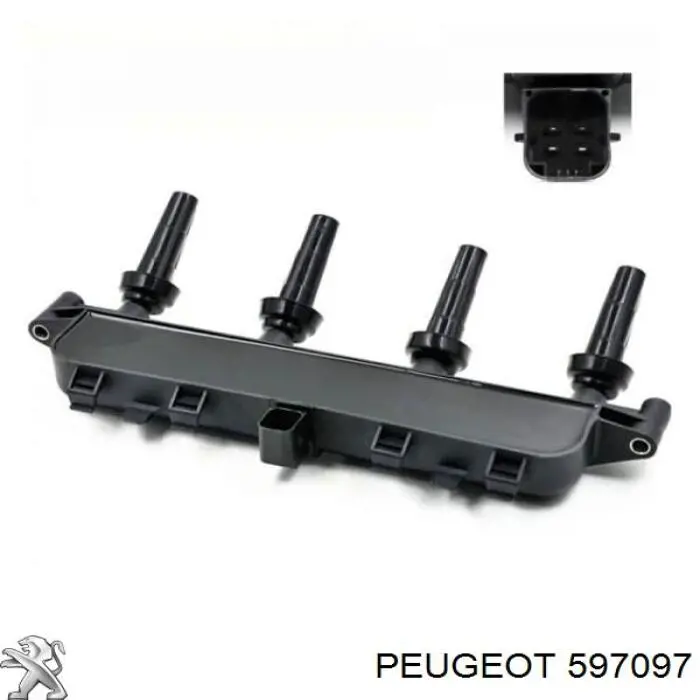 Катушка зажигания 597097 Peugeot/Citroen