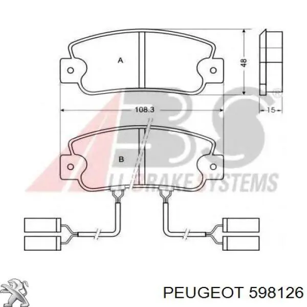 Relê das velas de incandescência 598126 Peugeot/Citroen