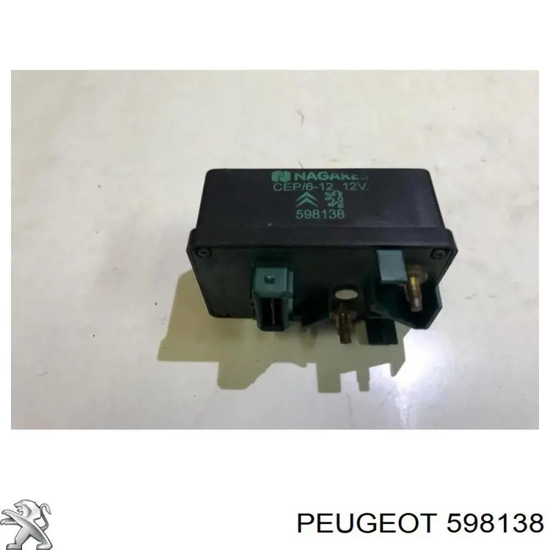 Купить 598138 Peugeot/Citroen Реле свечей накала