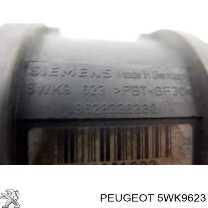 Купить 5WK9623 Peugeot/Citroen Воздухомер