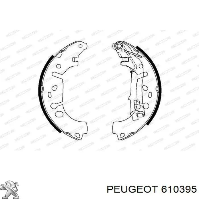 610395 Peugeot/Citroen painel de instrumentos (quadro de instrumentos)