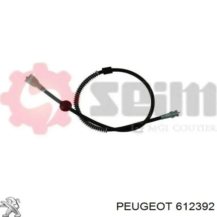 612392 Peugeot/Citroen Тросик спидометра