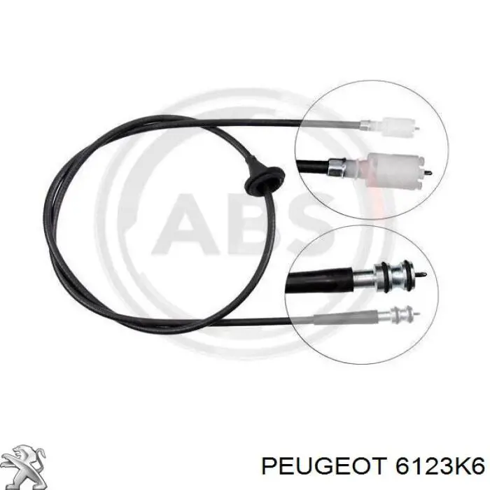 Cable Para Velocimetro 6123K6 Peugeot/Citroen