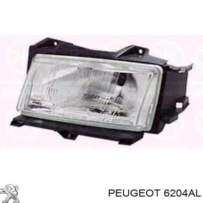 Купить 6204AL Peugeot/Citroen Фара левая передняя
