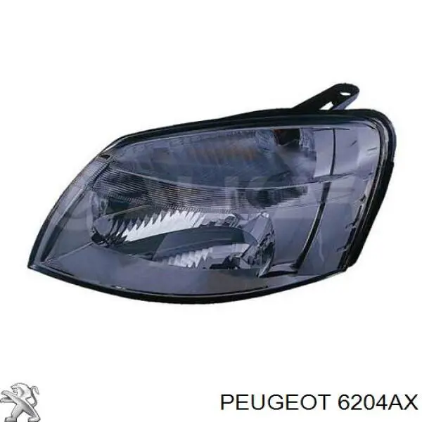6204AX Peugeot/Citroen фара левая