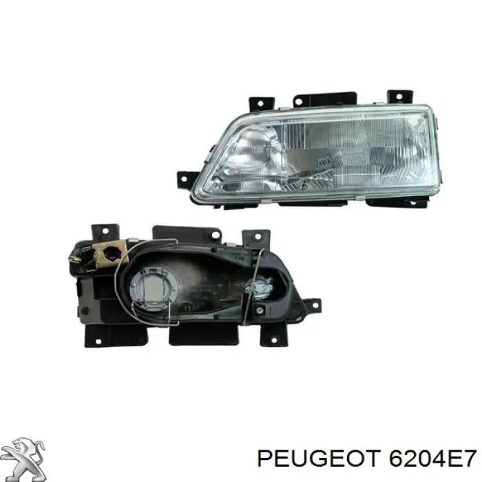 Купить 6204E7 Peugeot/Citroen Фара левая передняя