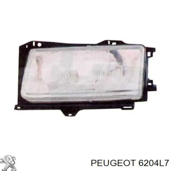 6204L7 Peugeot/Citroen фара левая