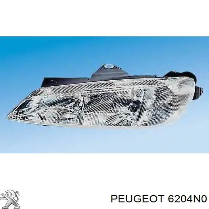 6204N0 Peugeot/Citroen фара левая