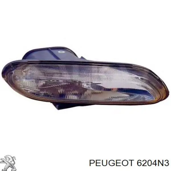 Фара противотуманная левая Peugeot/Citroen 6204N3