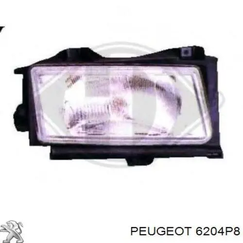 Фара левая Peugeot/Citroen 6204P8 цена, от 40.40 USD