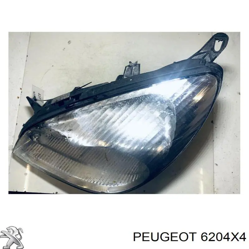 Левая фара 6204X4 Peugeot/Citroen
