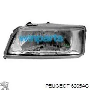 Правая фара 6205H2 Peugeot/Citroen