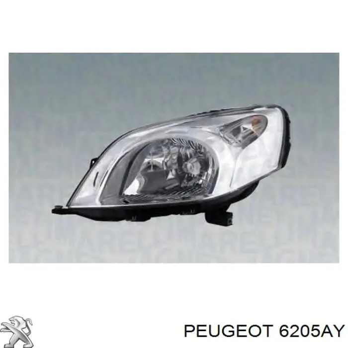 Правая блок фара Peugeot/Citroen 6205AY цена, от 101.29 USD