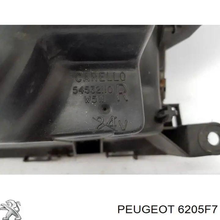 6205F7 Peugeot/Citroen Фара передняя правая