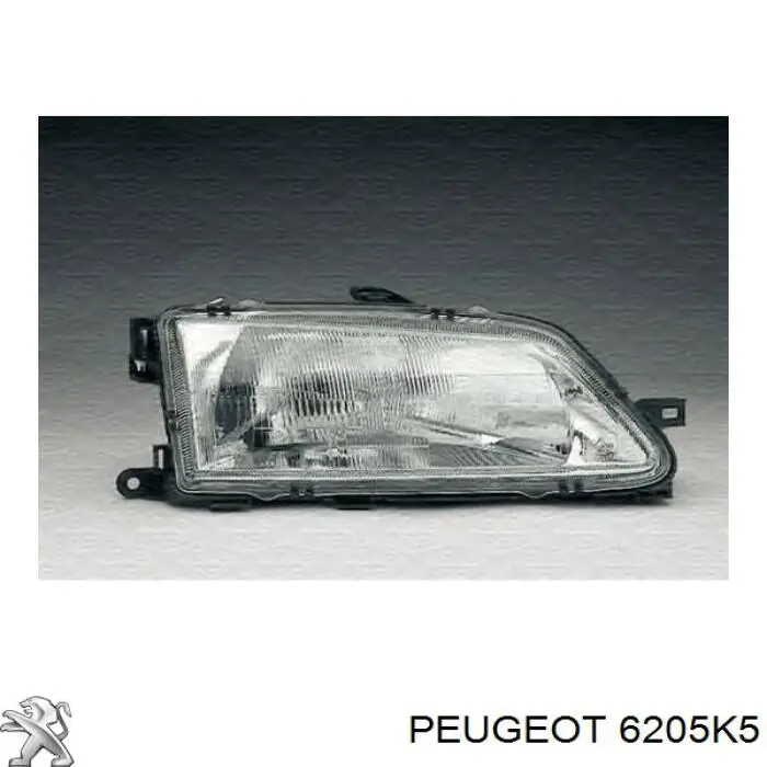 6205K5 Peugeot/Citroen Фара передняя правая