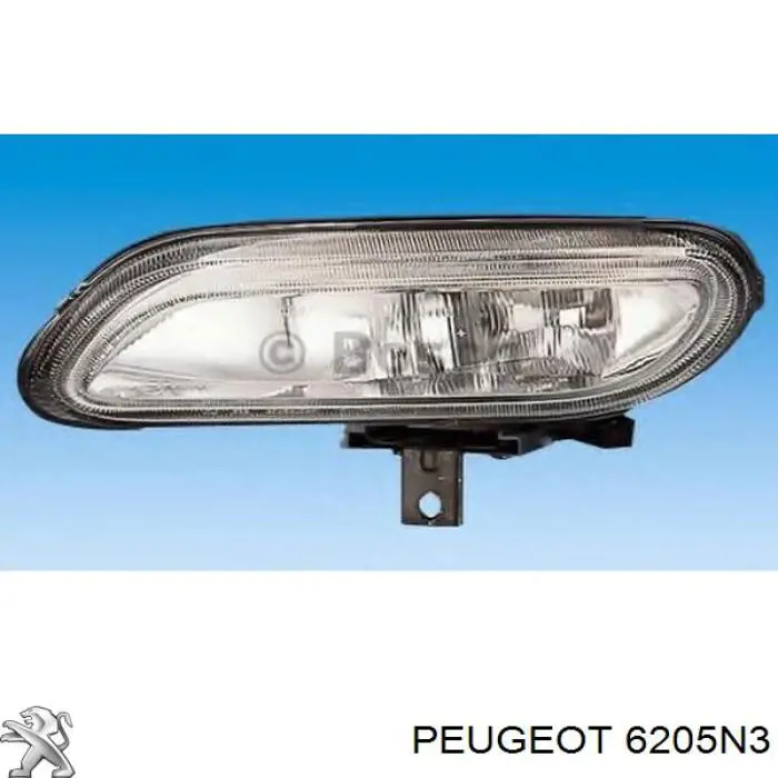Фара противотуманная, правая Peugeot/Citroen 6205N3 цена, от 53.37 USD