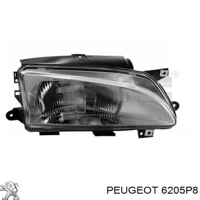 Купить 6205P8 Peugeot/Citroen Фара основная правая