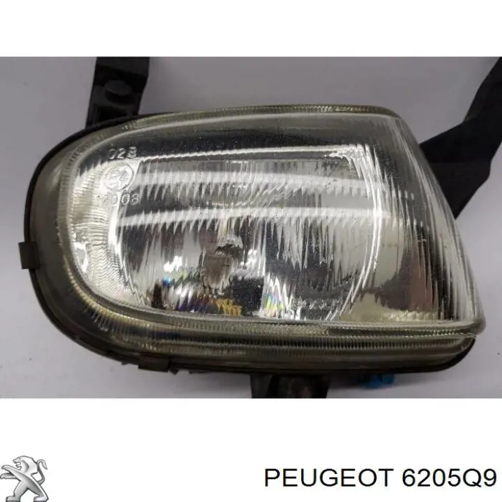 Фара противотуманная, правая Peugeot/Citroen 6205Q9